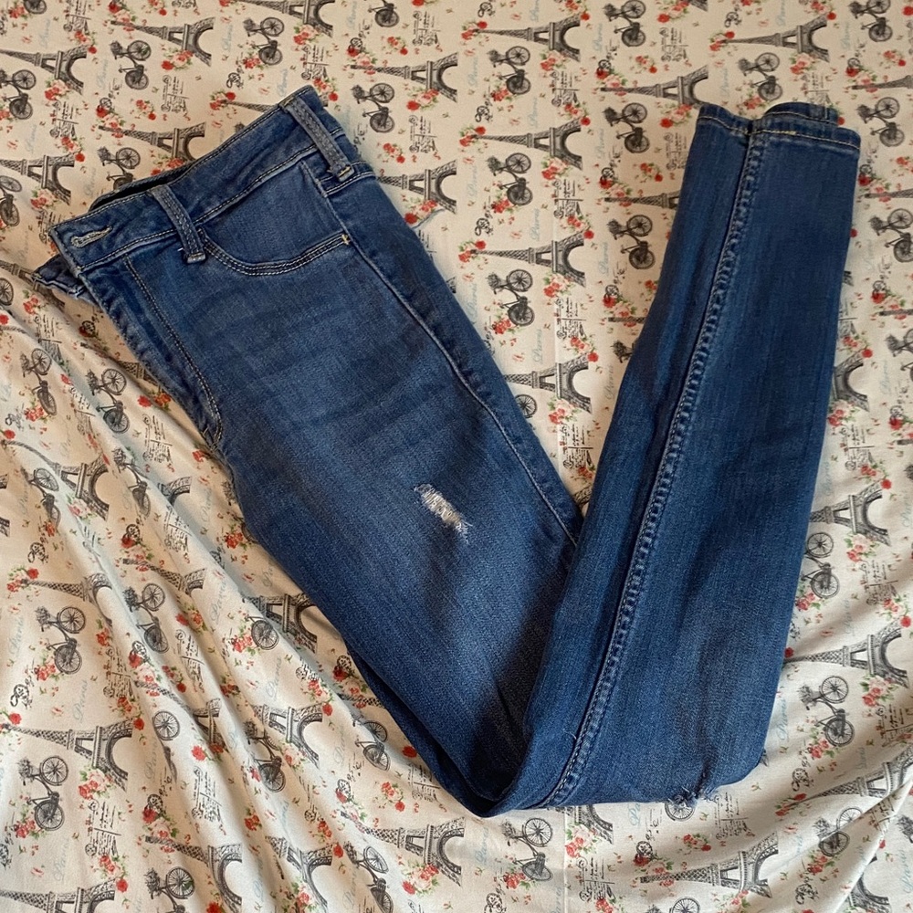 Hollister Dark Blue Skinny Jeans